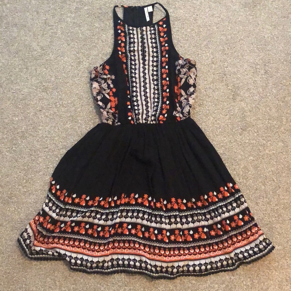 Cute boho keyhole dress